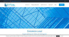 Desktop Screenshot of cristalerialosal.es